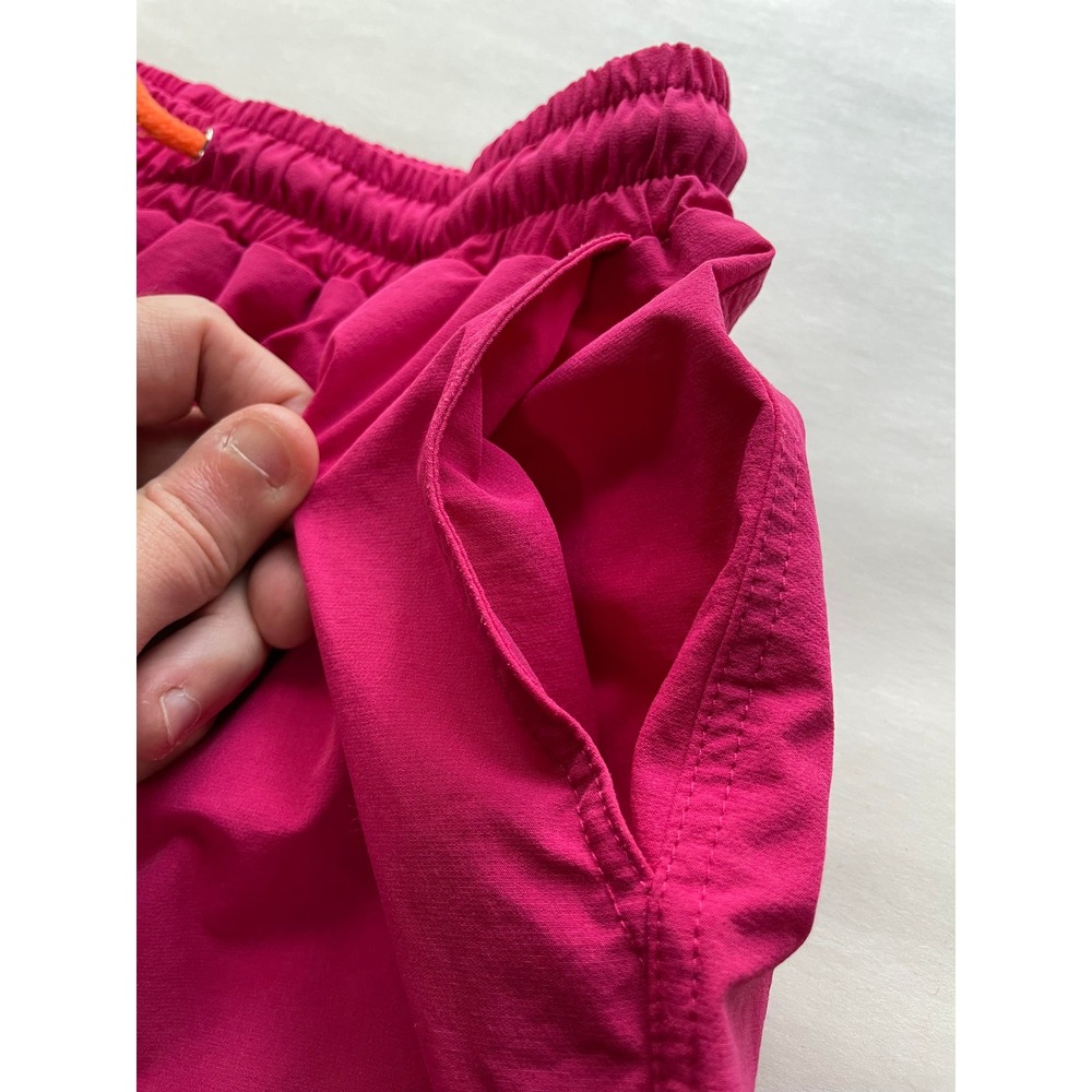 Alton Neon Pink Swim Trunks Streetwear Retro Y2K Pink Nylon Mens Size 32 - Picture 7 of 9